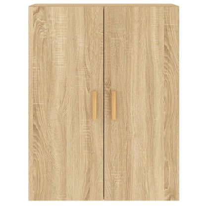 Hangkasten 2 St Bewerkt Hout Sonoma Eikenkleurig