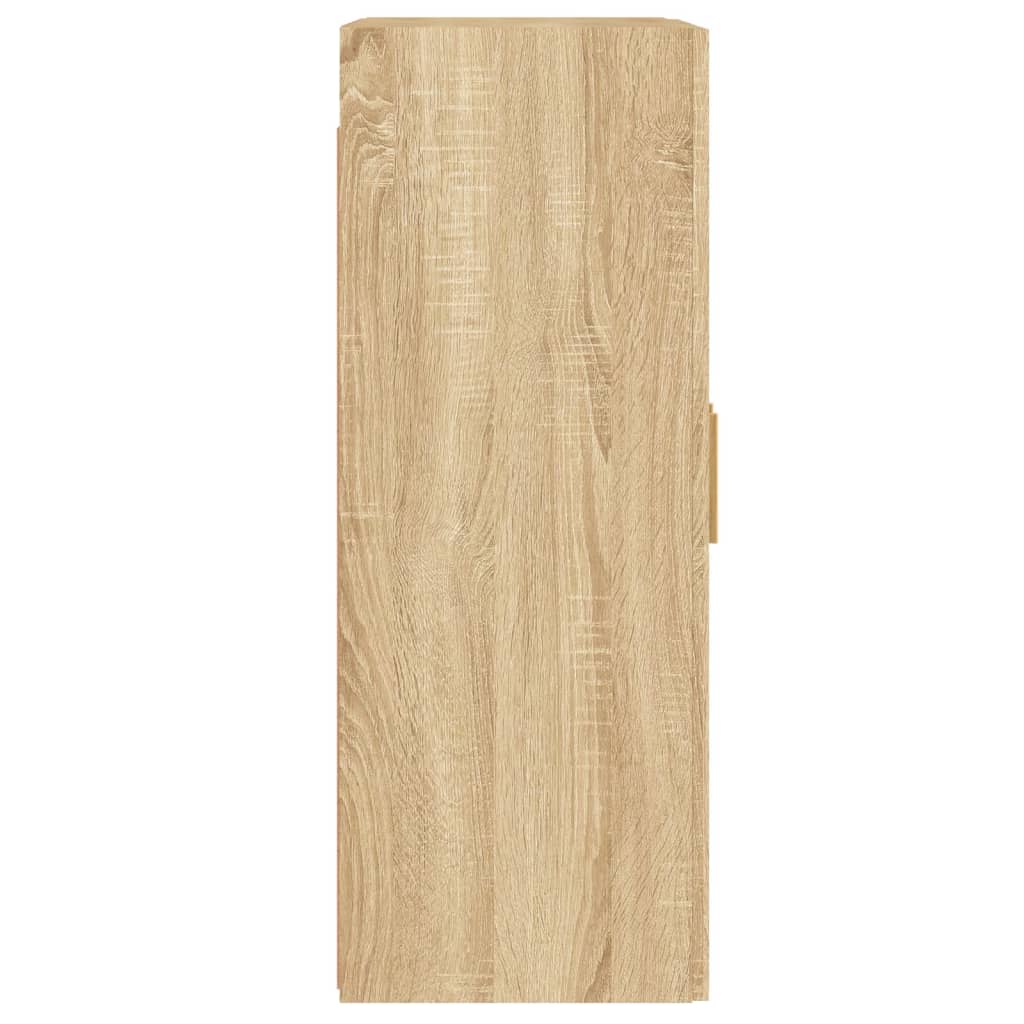 Hangkasten 2 St Bewerkt Hout Sonoma Eikenkleurig