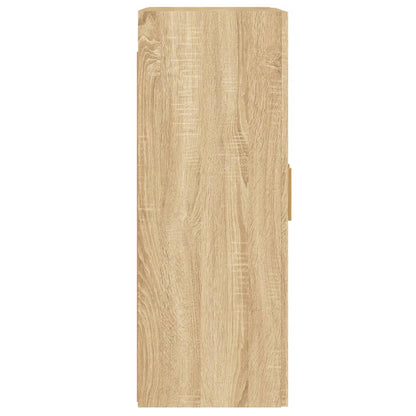 Hangkasten 2 St Bewerkt Hout Sonoma Eikenkleurig
