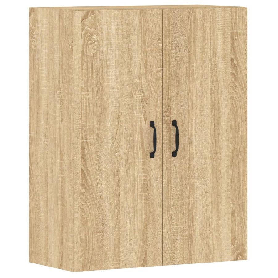 Hangkasten 2 St Bewerkt Hout Sonoma Eikenkleurig