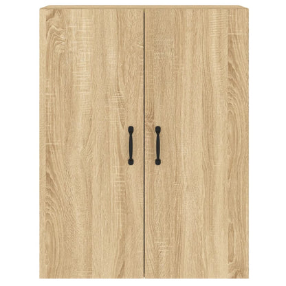 Hangkasten 2 St Bewerkt Hout Sonoma Eikenkleurig