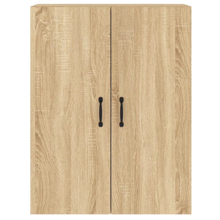 Hangkasten 2 St Bewerkt Hout Sonoma Eikenkleurig