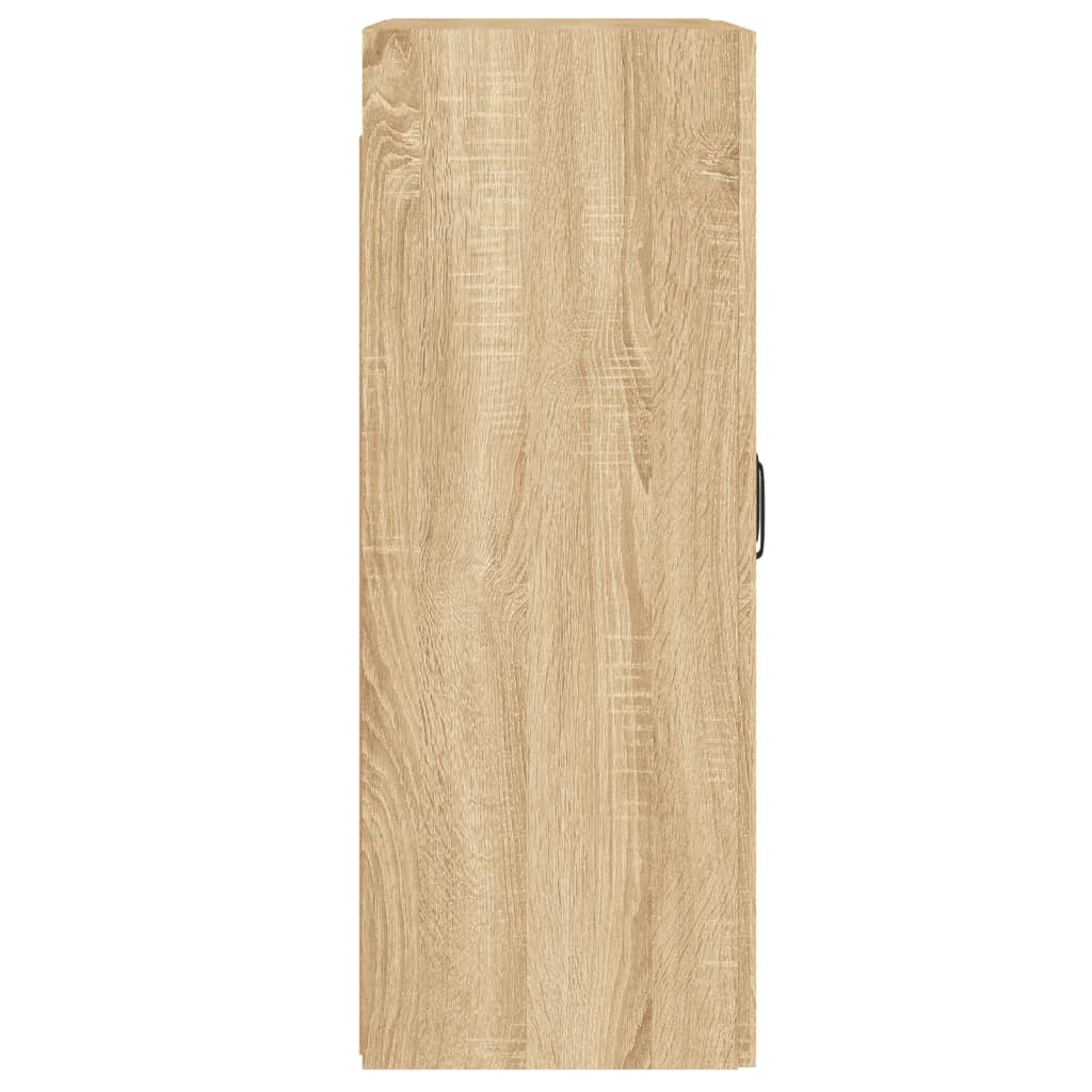 Hangkasten 2 St Bewerkt Hout Sonoma Eikenkleurig