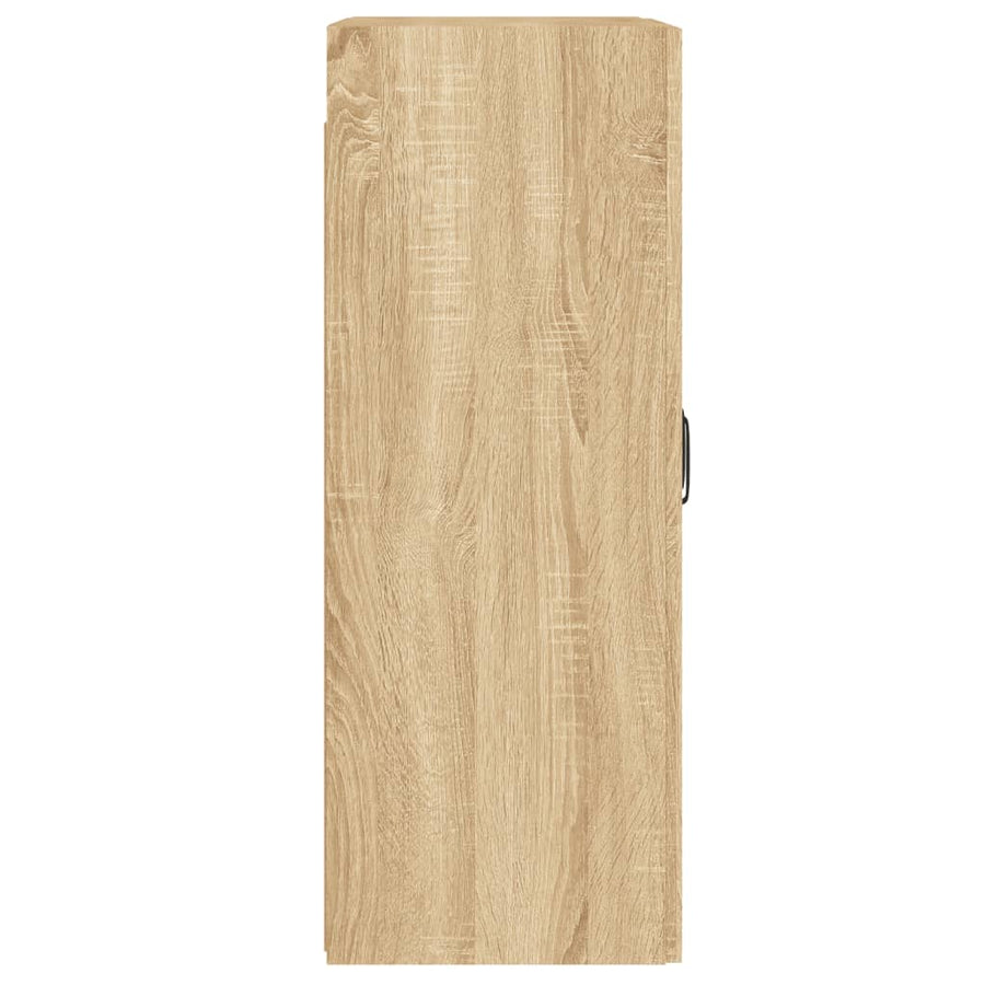 Hangkasten 2 St Bewerkt Hout Sonoma Eikenkleurig