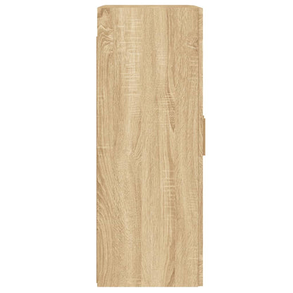 Hangkasten 2 St Bewerkt Hout Sonoma Eikenkleurig