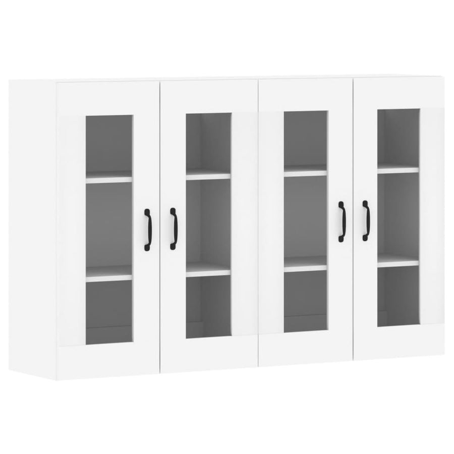 Hangkasten Bewerkt Hout 2 Wit