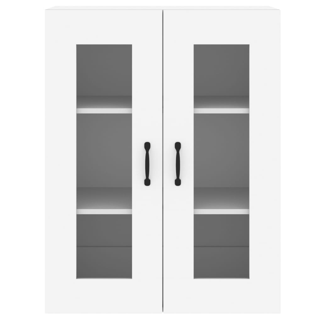 Hangkasten Bewerkt Hout 2 Wit