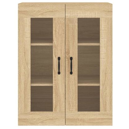 Hangkasten 2 St Bewerkt Hout Sonoma Eikenkleurig
