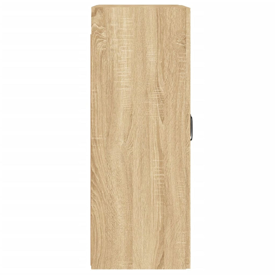 Hangkasten 2 St Bewerkt Hout Sonoma Eikenkleurig