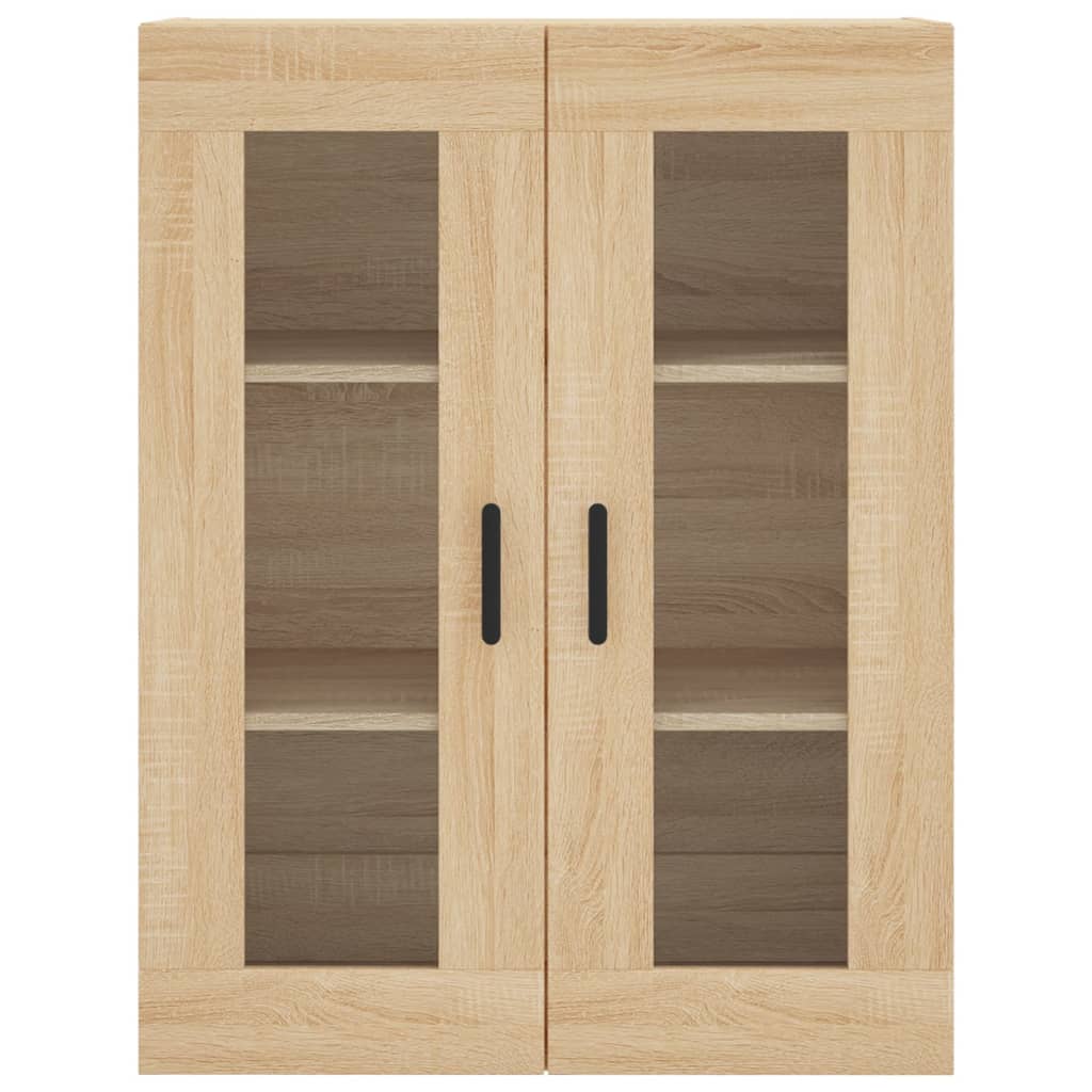 Hangkasten Bewerkt Hout Kleurig 2 Sonoma eiken