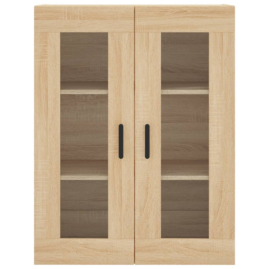 Hangkasten Bewerkt Hout Kleurig 2 Sonoma eiken