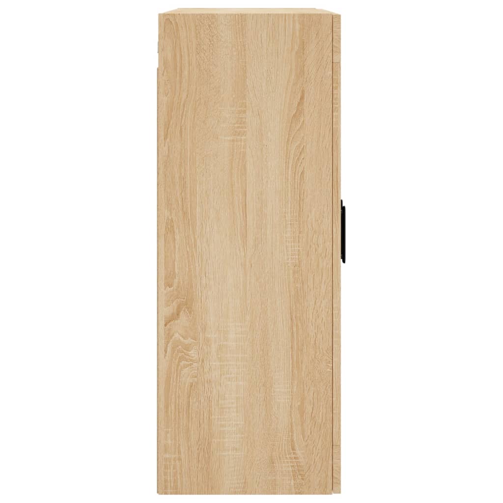 Hangkasten Bewerkt Hout Kleurig 2 Sonoma eiken