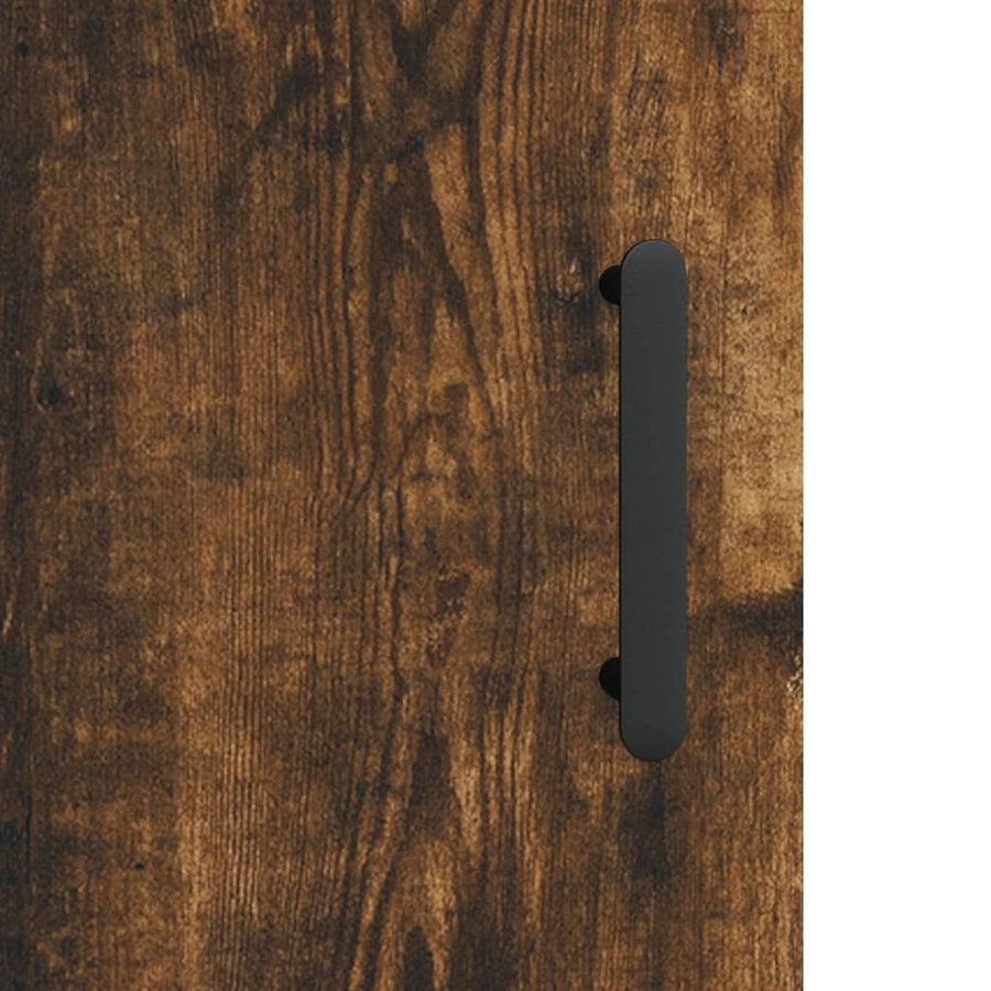 Hangkasten Bewerkt Hout Kleurig 2 Gerookt eiken
