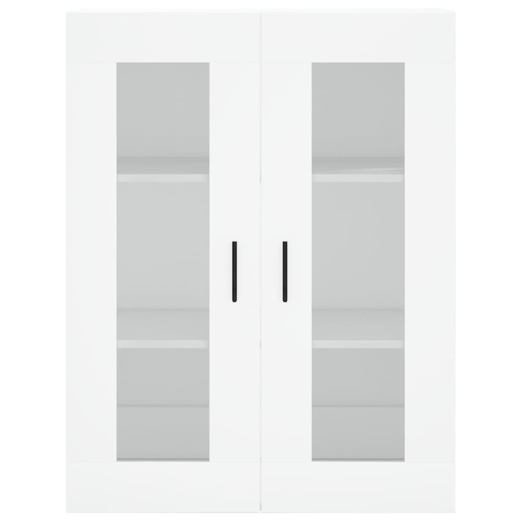 Hangkasten 2 St Bewerkt Hout Wit