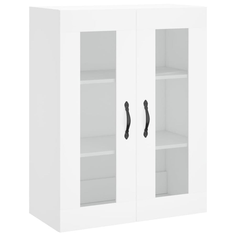 Hangkasten Bewerkt Hout 2 Wit