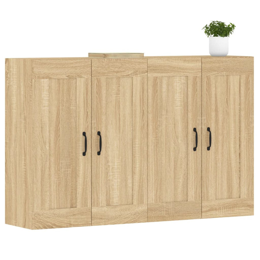 Hangkasten Bewerkt Hout Sonoma Eikenkleurig 2