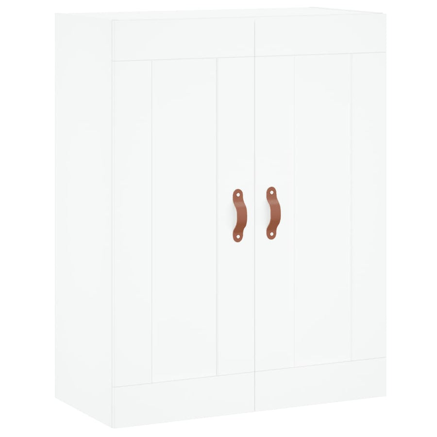 Hangkasten Bewerkt Hout 2 Wit