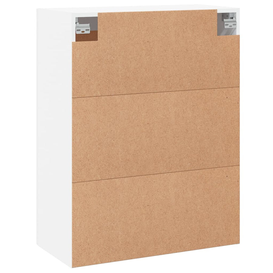 Hangkasten Bewerkt Hout 2 Wit