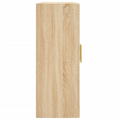 Hangkasten Bewerkt Hout Kleurig Sonoma eiken Buis goud