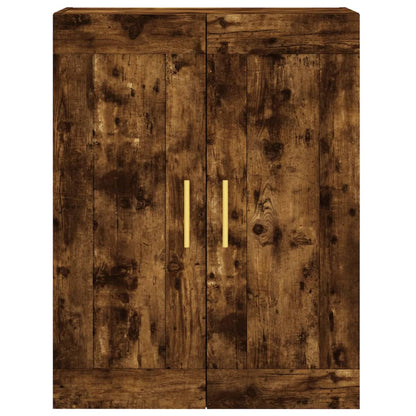 Hangkasten Bewerkt Hout Kleurig 2 Gerookt eiken