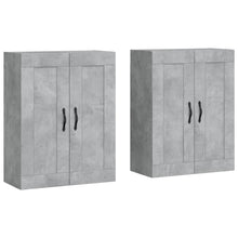 Hangkasten Bewerkt Hout 2 Betongrijs