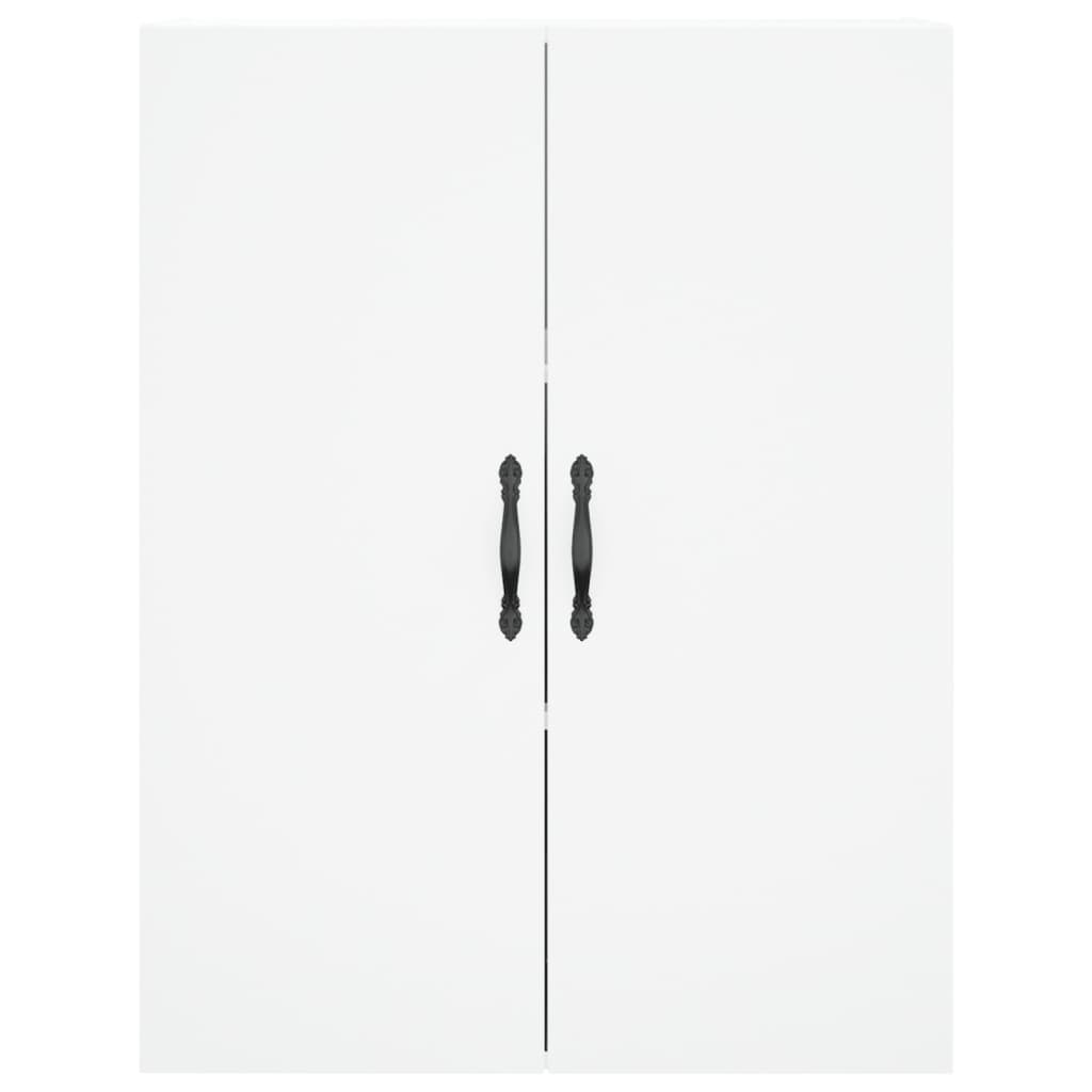 Hoge Kast 69,5X34X180 Cm Bewerkt Hout Wit
