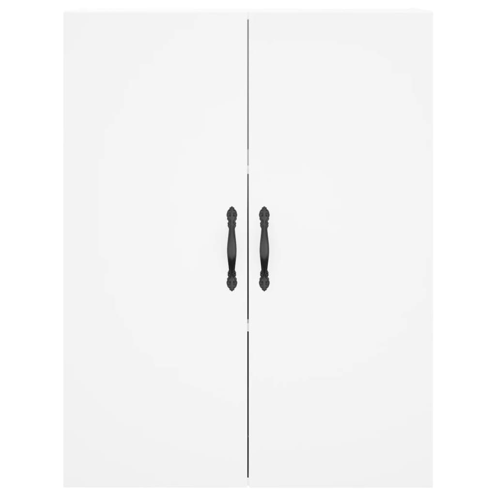 Hoge Kast 69,5X34X180 Cm Bewerkt Hout Wit