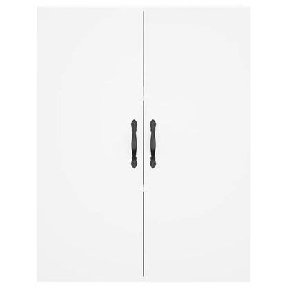 Hoge Kast 69,5X34X180 Cm Bewerkt Hout Wit