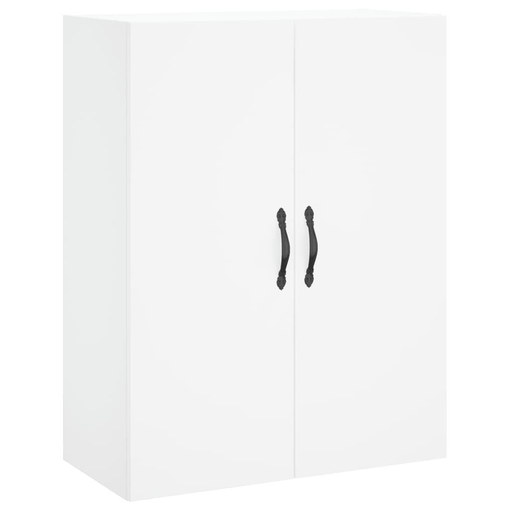 Hoge Kast 69,5X34X180 Cm Bewerkt Hout Wit
