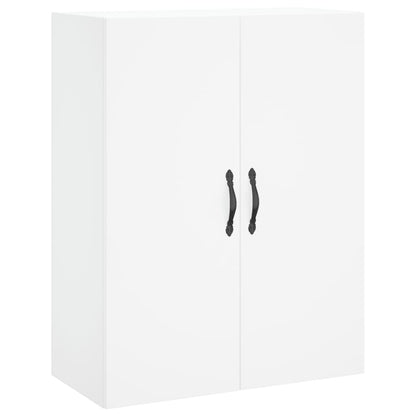 Hoge Kast 69,5X34X180 Cm Bewerkt Hout Wit