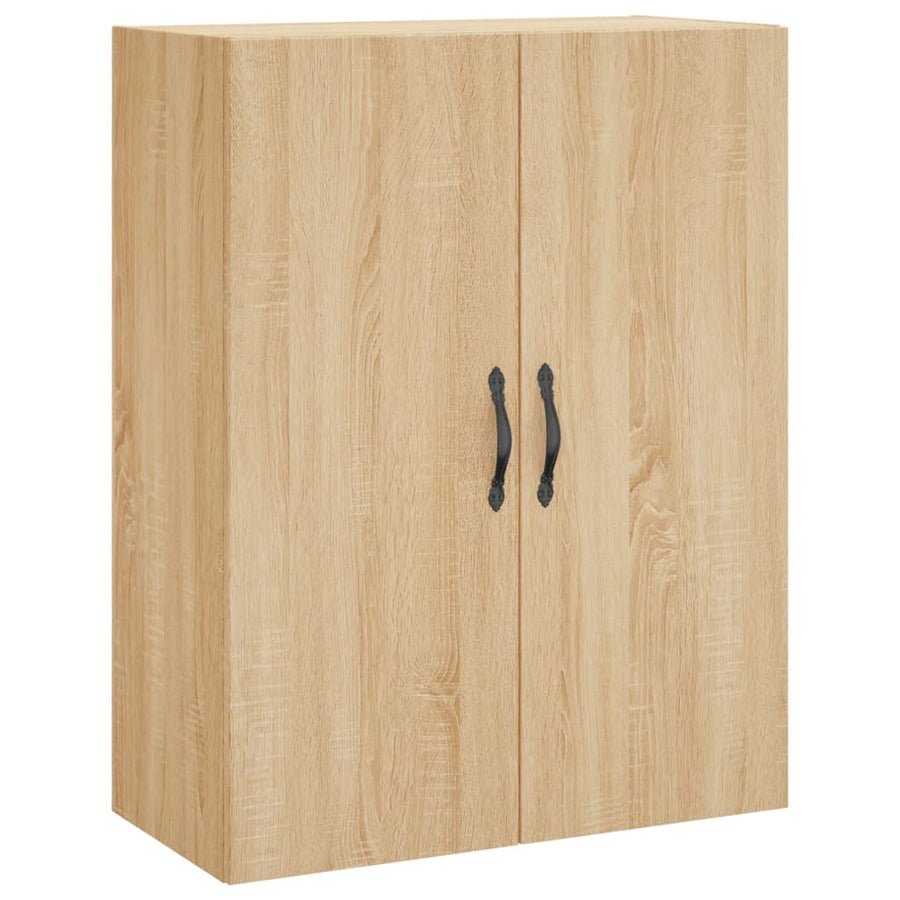 Hoge kast 69,5x34x180 cm bewerkt hout sonoma eikenkleurig