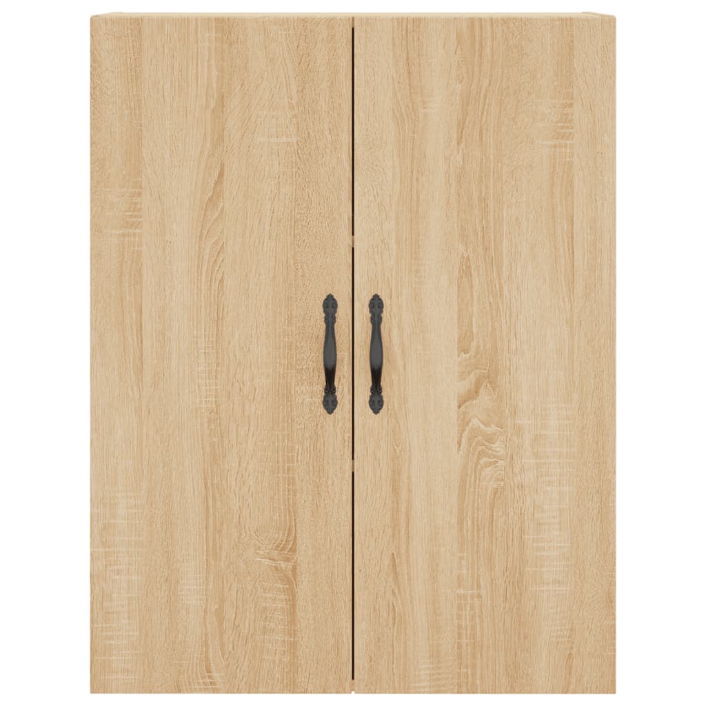 Hoge kast 69,5x34x180 cm bewerkt hout sonoma eikenkleurig