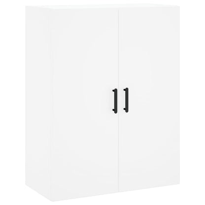 Hoge Kast 69,5X34X180 Cm Bewerkt Hout Wit