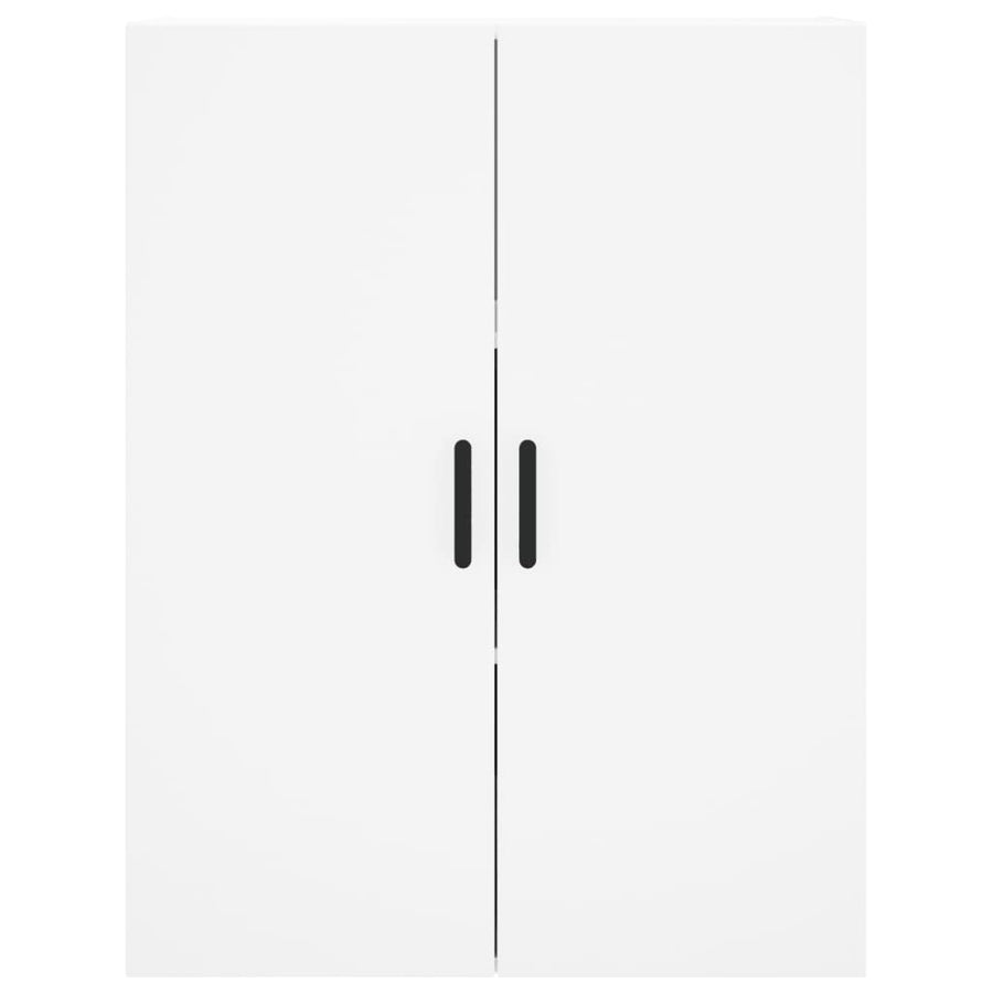 Hoge Kast 69,5X34X180 Cm Bewerkt Hout Wit