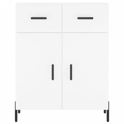 Hoge Kast 69,5X34X180 Cm Bewerkt Hout Wit