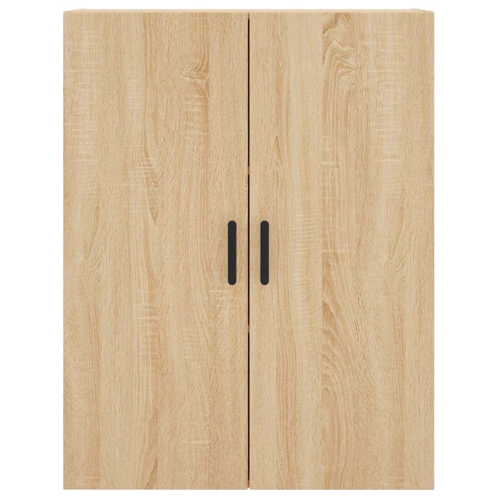 Hoge Kast 69,5X34X180 Cm Bewerkt Hout Kleurig Sonoma eiken