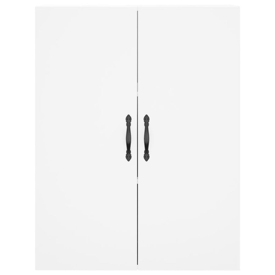 Hoge Kast 69,5X34X180 Cm Bewerkt Hout Wit