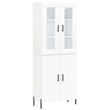 Hoge Kast 69,5X34X180 Cm Bewerkt Hout Wit