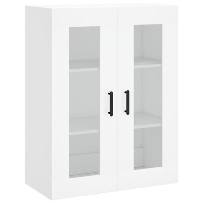 Hoge Kast 69,5X34X180 Cm Bewerkt Hout Wit