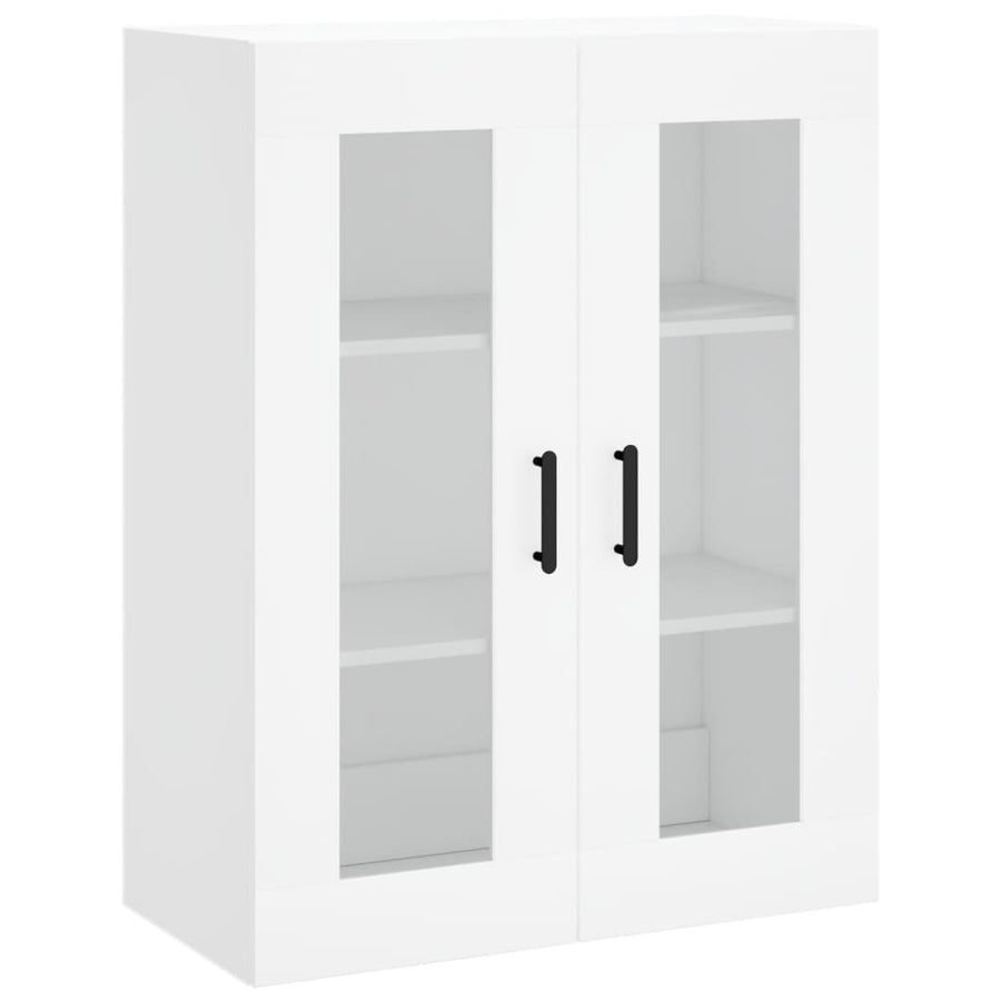 Hoge Kast 69,5X34X180 Cm Bewerkt Hout Wit