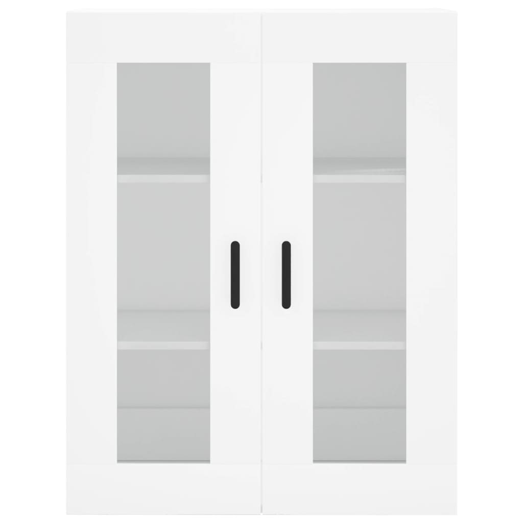 Hoge Kast 69,5X34X180 Cm Bewerkt Hout Wit