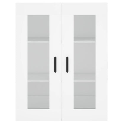 Hoge Kast 69,5X34X180 Cm Bewerkt Hout Wit