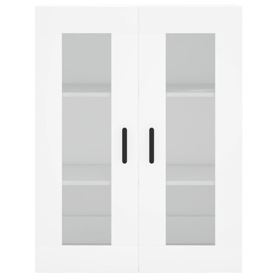Hoge Kast 69,5X34X180 Cm Bewerkt Hout Wit