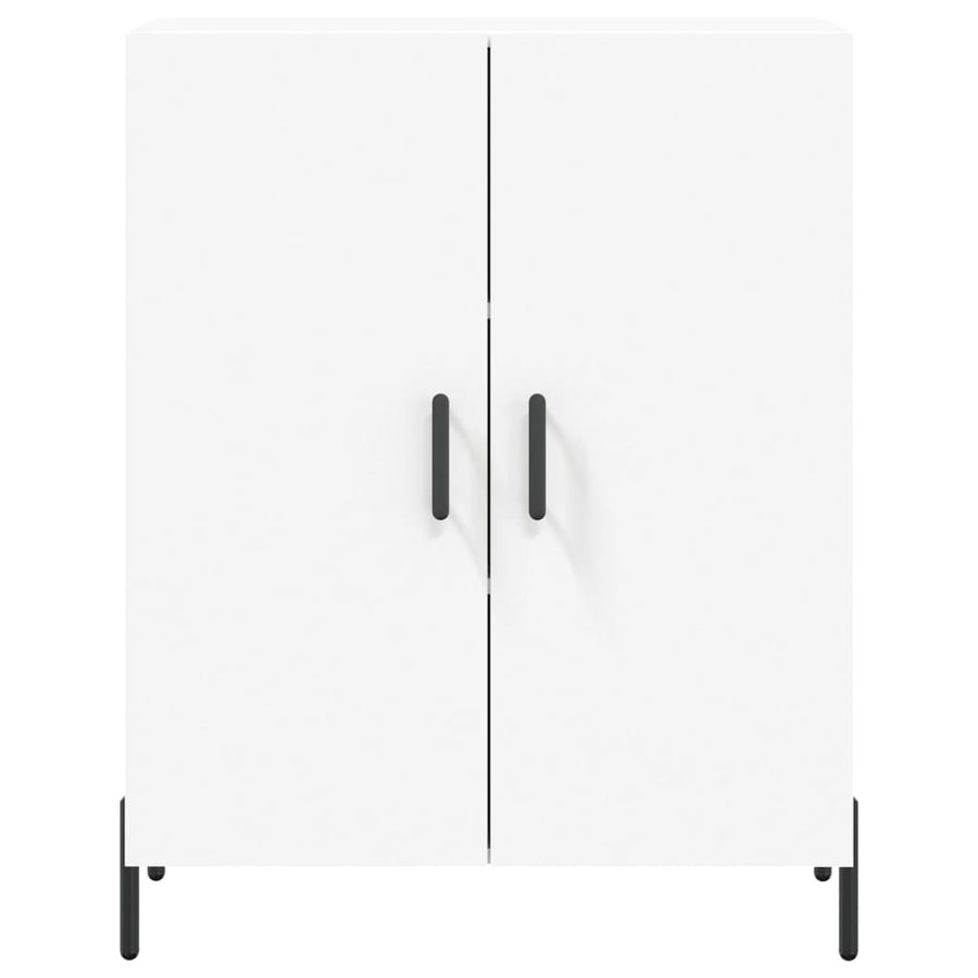 Hoge Kast 69,5X34X180 Cm Bewerkt Hout Wit