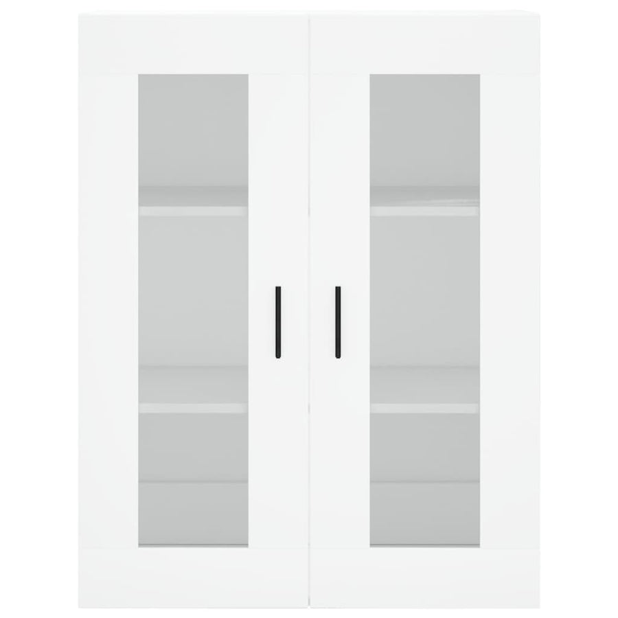 Hoge Kast 69,5X34X180 Cm Bewerkt Hout Wit