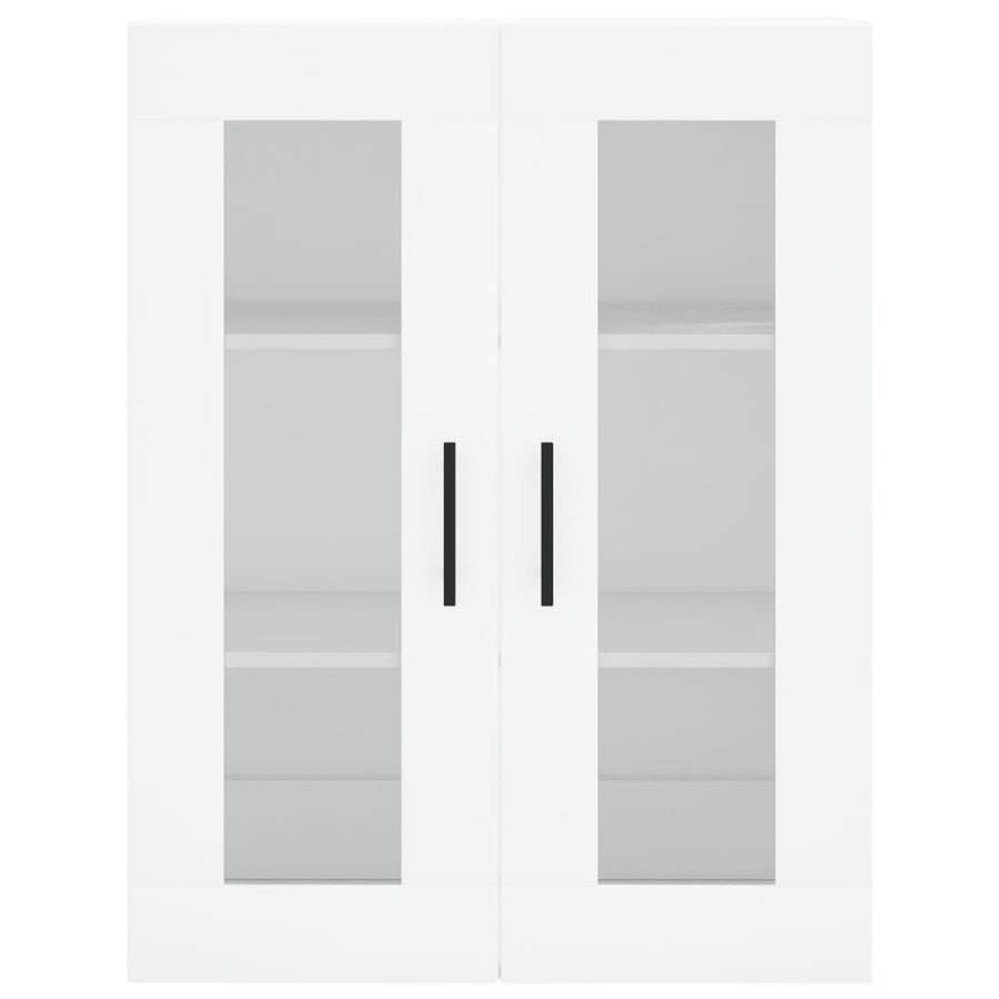 Hoge Kast 69,5X34X180 Cm Bewerkt Hout Wit