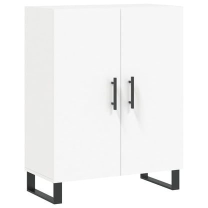 Hoge Kast 69,5X34X180 Cm Bewerkt Hout Wit