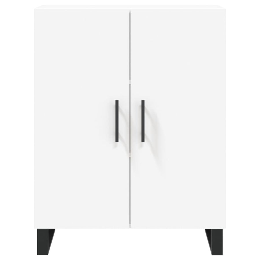 Hoge Kast 69,5X34X180 Cm Bewerkt Hout Wit