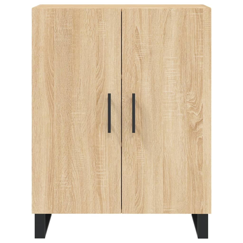 Hoge Kast 69,5X34X80 Cm Bewerkt Hout Kleurig Sonoma eiken 2 deuren