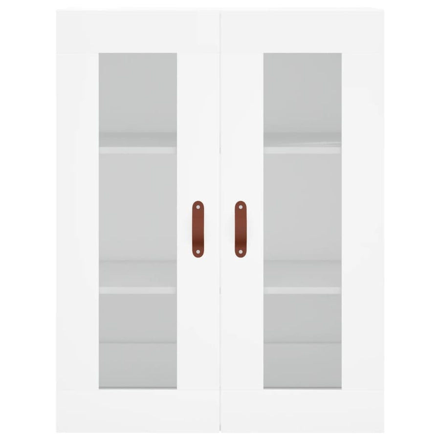 Hoge Kast 69,5X34X180 Cm Bewerkt Hout Wit